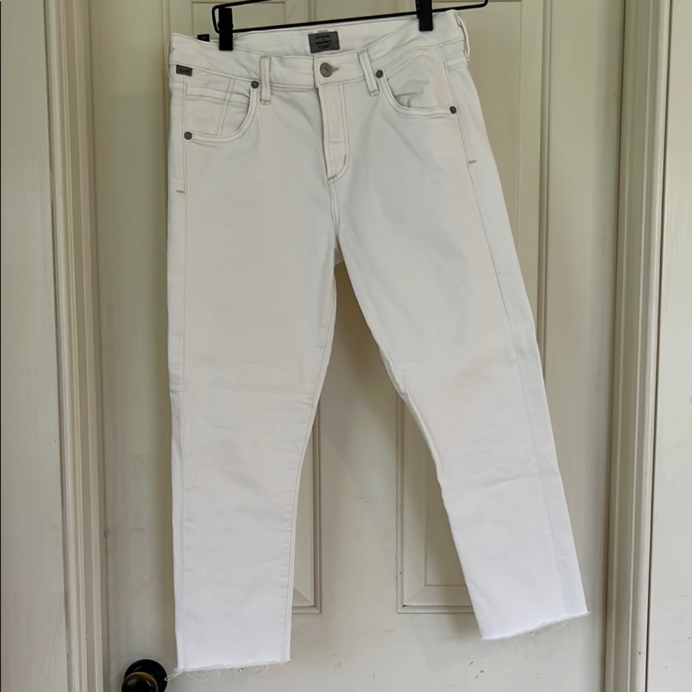 Citizens of Humanity Elsa Mid Rise Slim Fit Crop
